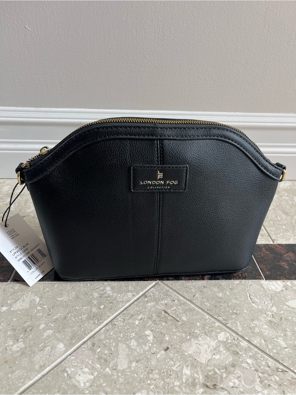 London Fog Marilyn dome crossbody purse